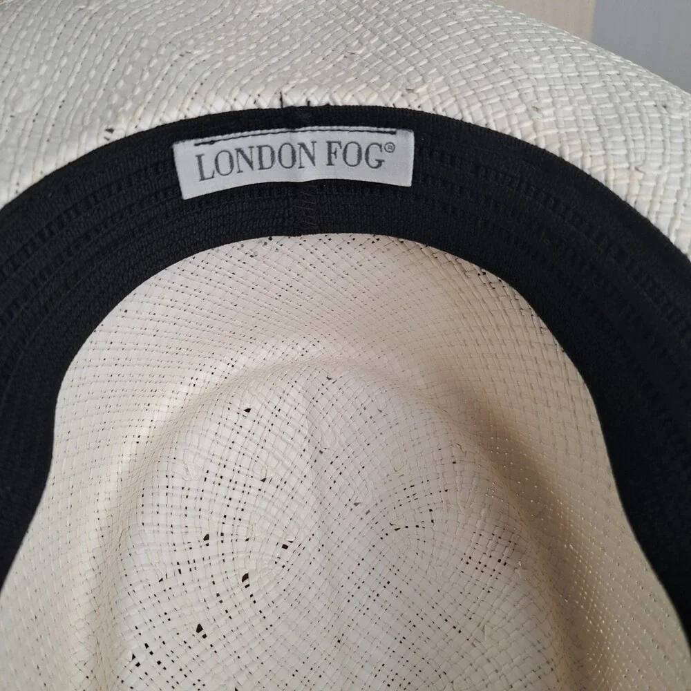 Clemson IPTAY White Straw Panama Hat London Fog